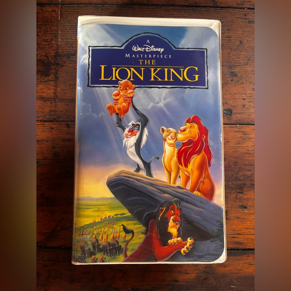 The Lion King VHS Tape